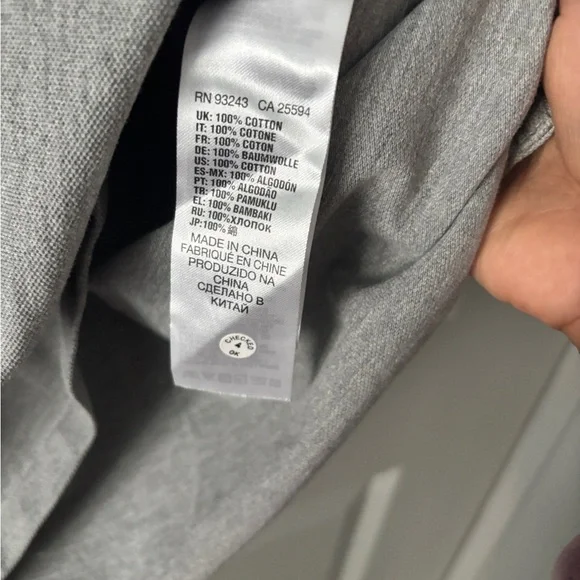 NWT Diesel T-Randy Cotton Piquet Gray Polo Shirt - Picture 6 of 7